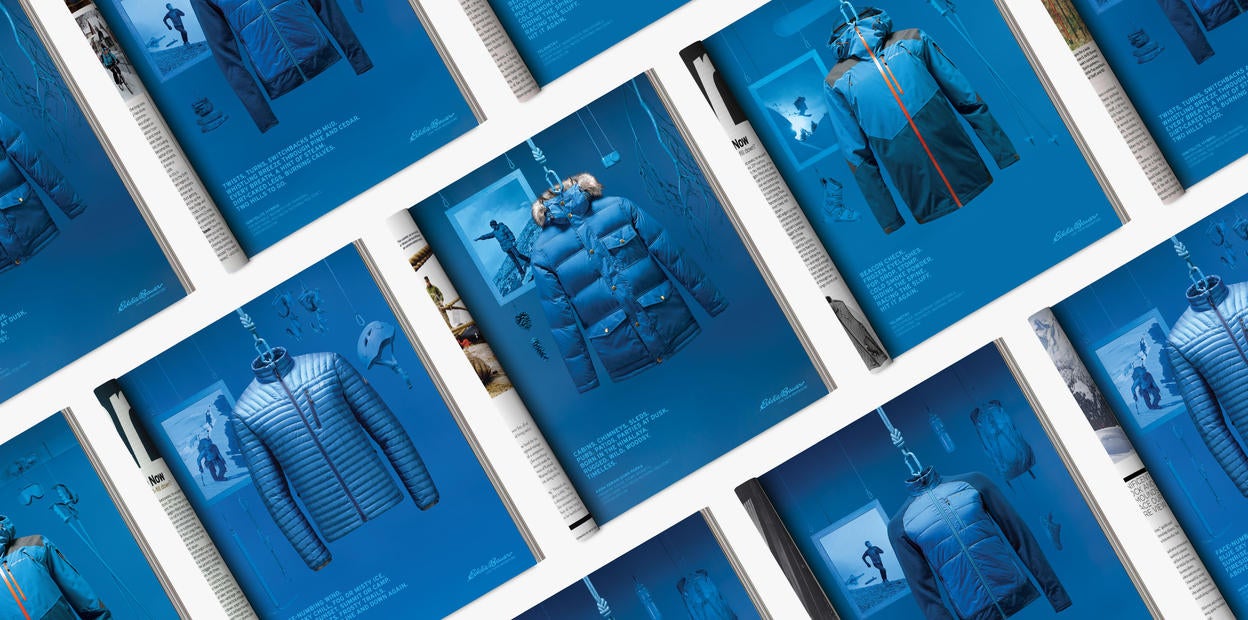 An Array of Eddie Bauer Print Ads 1