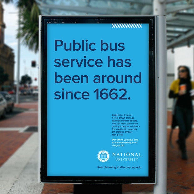 Public bus service has been around since 1662.