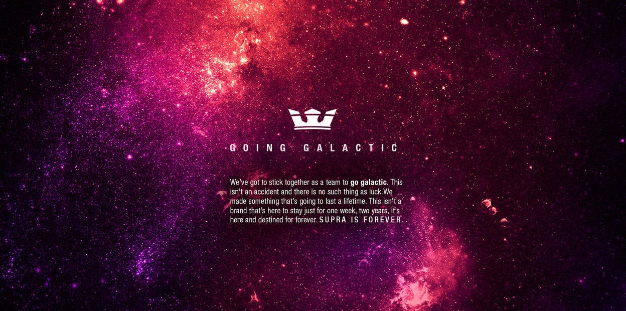 SUPRA Microsite — Going Galactic.